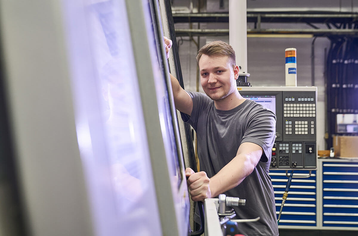 Ausbildung zum Zerspanungsmechaniker im Metallbetrieb